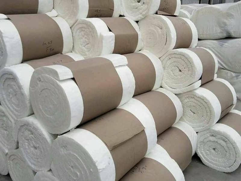 white ceramic fiber blankets