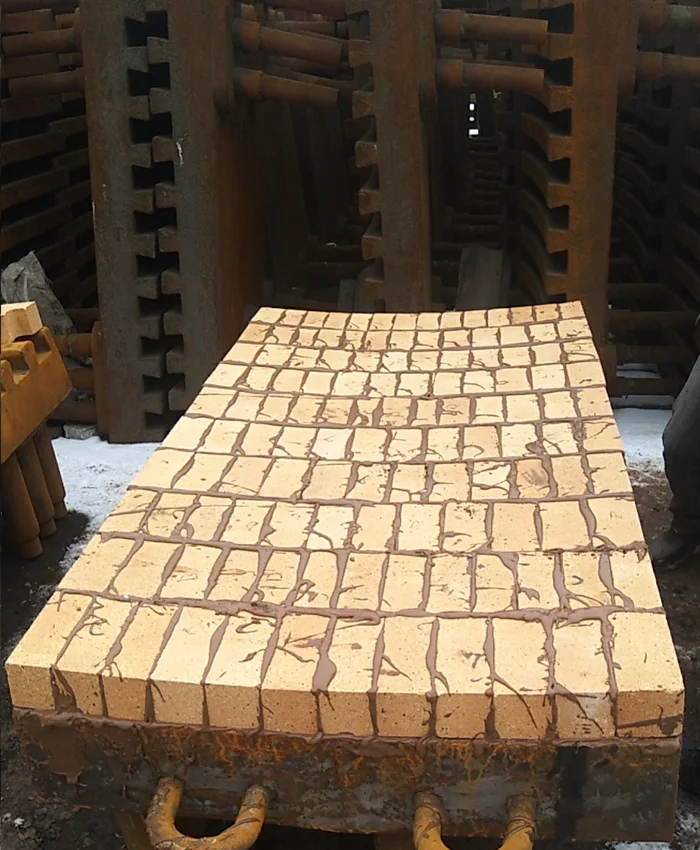 Blast Furnace Cooling Stave Laying Fire Bricks